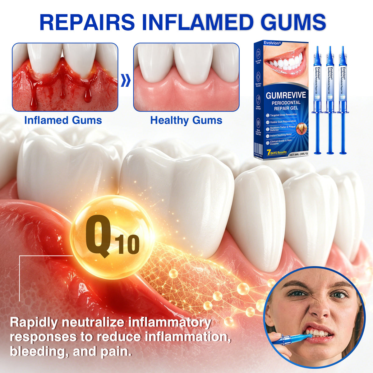 🇺🇸🥇🦷✅Evolvion® GumRevive Periodontal Repair Gel