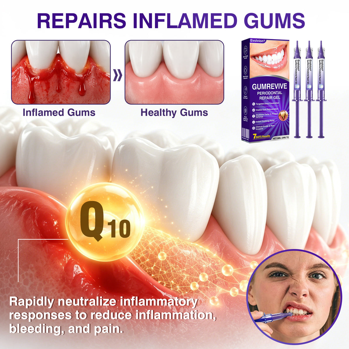 🇺🇸👨‍⚕️✅️Advanced Formula🦷Evolvion® GumRevive Periodontal Repair Gel