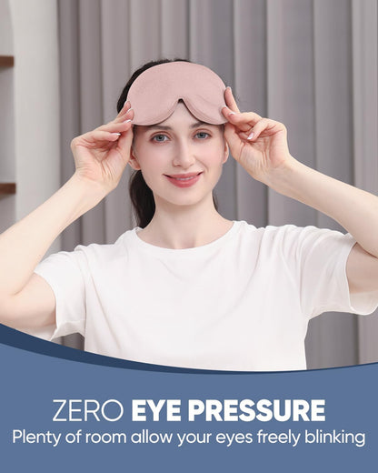 vermiquo® Luxury Sleep Mask for Women Men Patented Light Blocking Design🔥