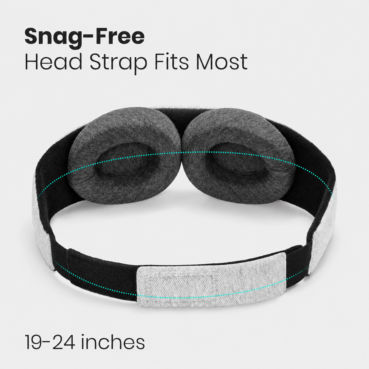 ⭐vermiquo® Original Sleep Mask - Maximum Blackout Sleep Mask for Deep Sleep, Adjustable with Detachable Eye Cups, Zero Eye Pressure for Back & Belly Sleepers, Ideal for Travel, Shift Work & Daytime Sleep