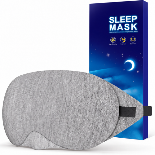 vermiquo® Cotton Sleep Eye Mask, Light Blocking with Adjustable Nose Bridge❤️
