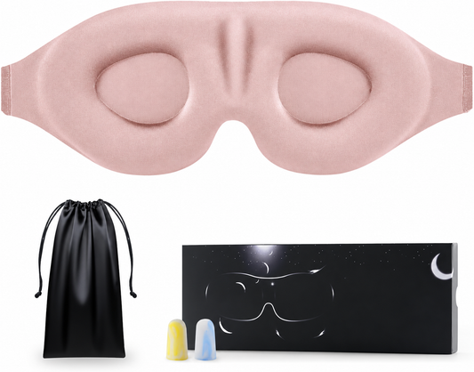 Vermiquo® Luxury Sleep Mask for Women Men Patented Light Blocking Design🔥